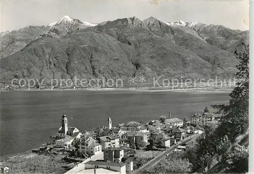 AK / Ansichtskarte Vira_Gambarogno Fliegeraufnahme Vira Gambarogno