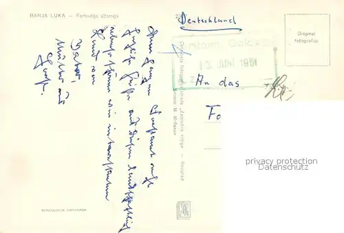 AK / Ansichtskarte Banja_Luka Moschee Banja_Luka