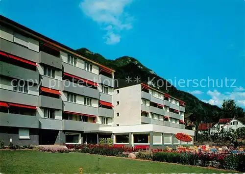AK / Ansichtskarte Gersau_Vierwaldstaettersee Hotel des Alpes Gersau_Vierwaldstaettersee