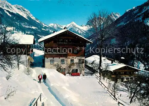 AK / Ansichtskarte Kufstein_Tirol Pfandlhof im Kaisertal mit Zahmen und Wilden Kaise Kufstein_Tirol