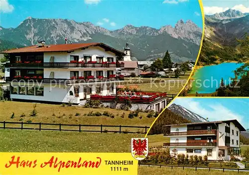 AK / Ansichtskarte Tannheim_Tirol Haus Alpenland mit Rotflueh und Gimpel Tannheim Tirol