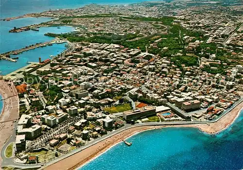AK / Ansichtskarte Rhodos_Rhodes_aegaeis Fliegeraufnahme Rhodos_Rhodes_aegaeis