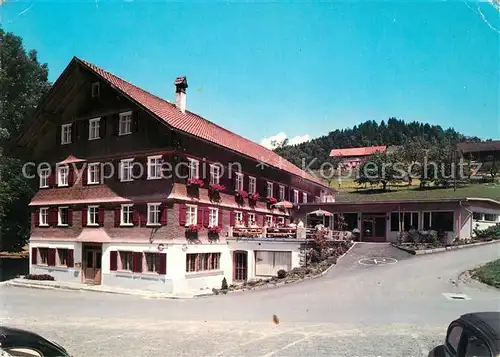 AK / Ansichtskarte Hittisau_Vorarlberg Gasthaus und Pension Engel Hittisau Vorarlberg
