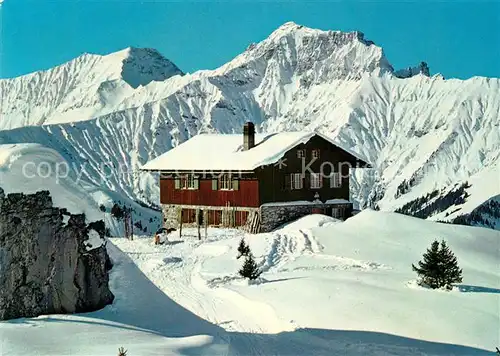 AK / Ansichtskarte Albristhorn Ski und Ferienheim Elsigen Albristhorn