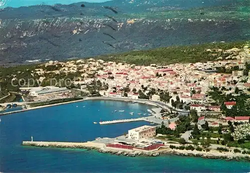 AK / Ansichtskarte Novi_Vinodolski Fliegeraufnahme Novi Vinodolski