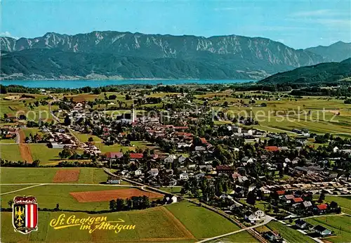 AK / Ansichtskarte St_Georgen_Attergau Fliegeraufnahme St_Georgen_Attergau
