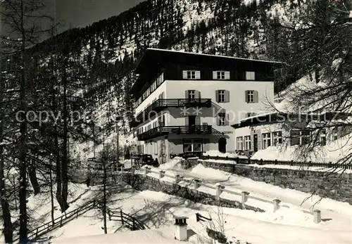 AK / Ansichtskarte Sulden_Ortler Hotel Zebra  Sulden_Ortler