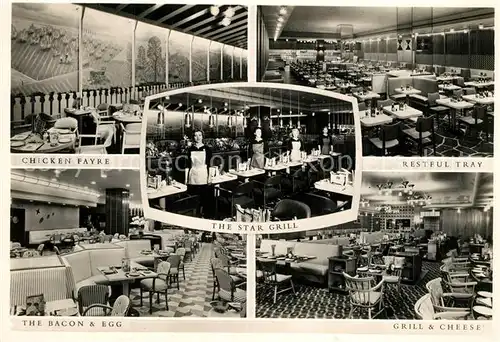 AK / Ansichtskarte Marble_Arch Chicken Fayre The Star Grill Restful Tray The Bacon and Egg Grill and Cheese Marble_Arch