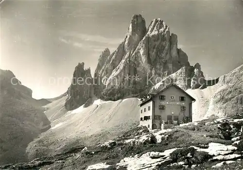 AK / Ansichtskarte Croda_da_Lago Rifugio Zsigmondy Comici Croda_da_Lago