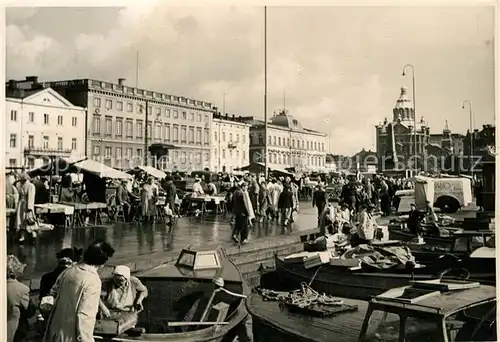 AK / Ansichtskarte Helsinki Marktplatz Helsinki