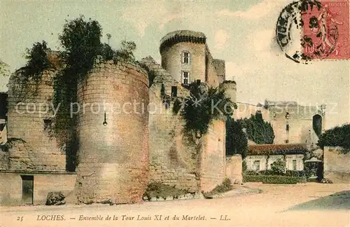 AK / Ansichtskarte Loches_Indre_et_Loire Tour Louis XI du Martelet Loches_Indre_et_Loire