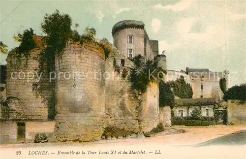 AK / Ansichtskarte Loches_Indre_et_Loire Tour Louis XI du Martelet Loches_Indre_et_Loire