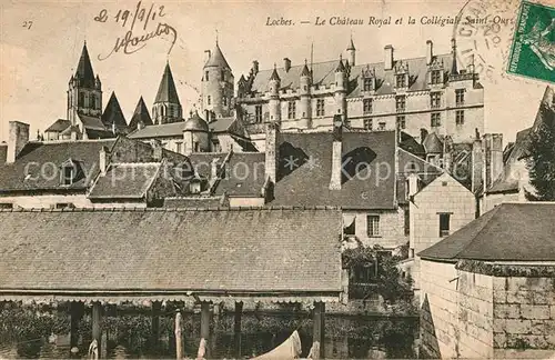 AK / Ansichtskarte Loches_Indre_et_Loire Chateau Royal  Loches_Indre_et_Loire