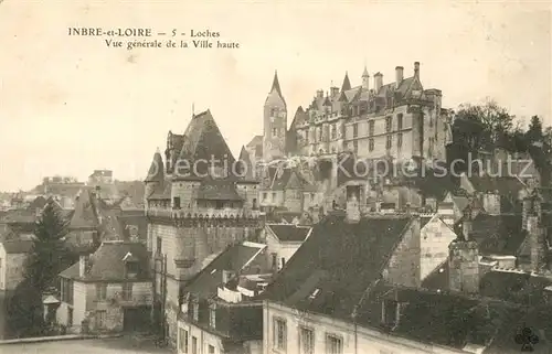 AK / Ansichtskarte Loches_Indre_et_Loire Panorama  Loches_Indre_et_Loire