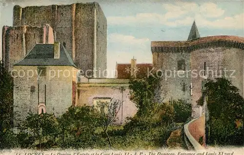 AK / Ansichtskarte Loches_Indre_et_Loire Panorama Loches_Indre_et_Loire