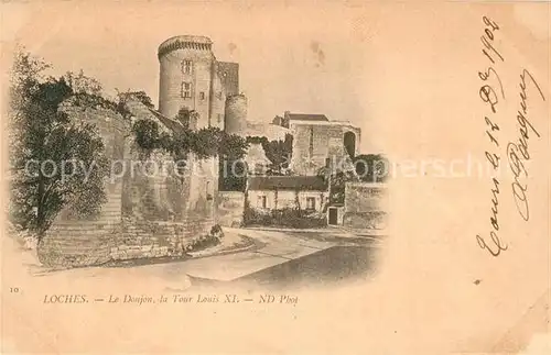 AK / Ansichtskarte Loches_Indre_et_Loire Le Doujon Tour Louis XI  Loches_Indre_et_Loire
