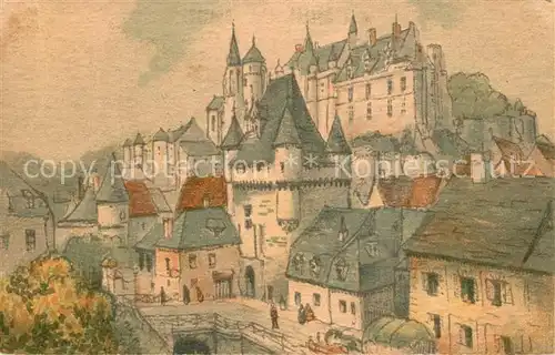 AK / Ansichtskarte Loches_Indre_et_Loire Chateau Porte des Cordellers Loches_Indre_et_Loire
