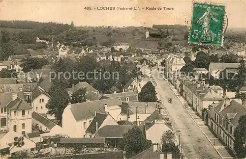 AK / Ansichtskarte Loches_Indre_et_Loire Route de Tours Loches_Indre_et_Loire