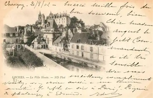 AK / Ansichtskarte Loches_Indre_et_Loire La Ville Haute  Loches_Indre_et_Loire