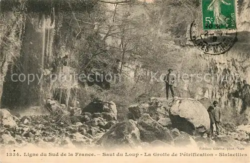 AK / Ansichtskarte Le_Bar sur Loup Grotte de Petrification Stalactites Le_Bar sur Loup