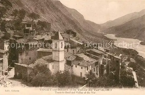 AK / Ansichtskarte Touet_de_Beuil Vallee du Var Panorama Touet_de_Beuil