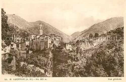 AK / Ansichtskarte Luceram Panorama Luceram