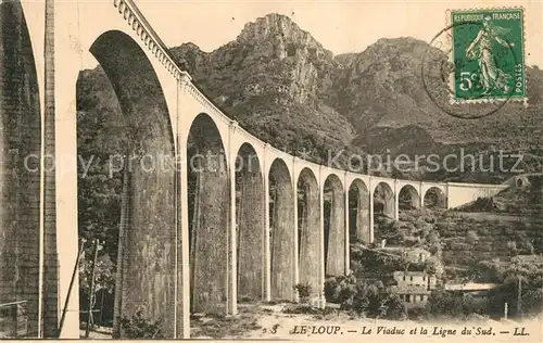 AK / Ansichtskarte Gorges_Loup_Alpes Maritimes Viaduc Gorges_Loup