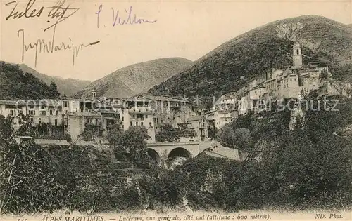 AK / Ansichtskarte Luceram Panorama Luceram