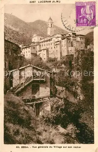AK / Ansichtskarte Luceram Panorama Luceram