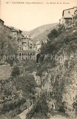 AK / Ansichtskarte Luceram Ravin de la Morga Luceram