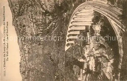 AK / Ansichtskarte Gorges_Loup_Alpes Maritimes Viaduc Gorges_Loup