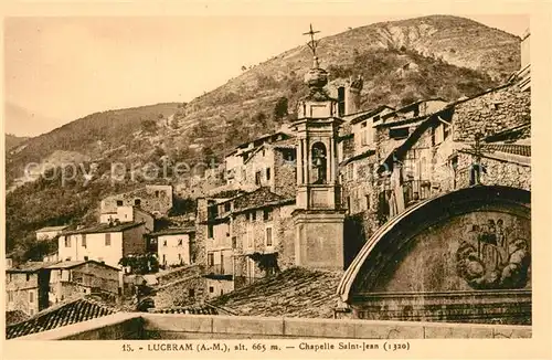 AK / Ansichtskarte Luceram Chapelle Saint Jean Luceram
