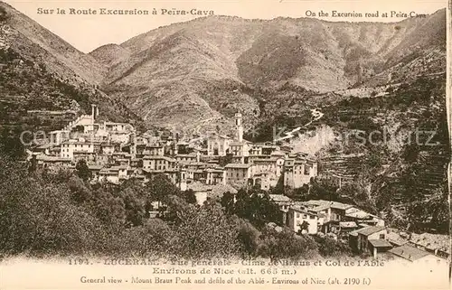 AK / Ansichtskarte Luceram Panorama Luceram