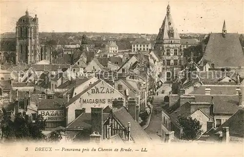 AK / Ansichtskarte Dreux Panorama Dreux