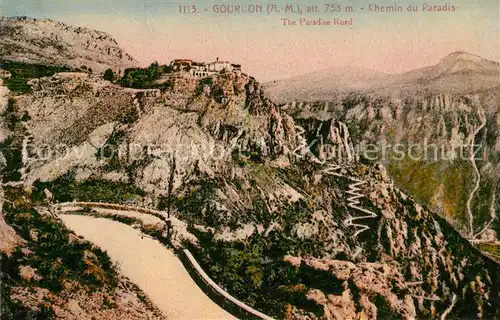 AK / Ansichtskarte Gourdon_Alpes Maritimes Panorama Gourdon Alpes Maritimes