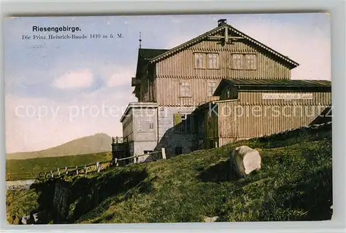 AK / Ansichtskarte Riesengebirge Prinz Heinrich Baude Riesengebirge