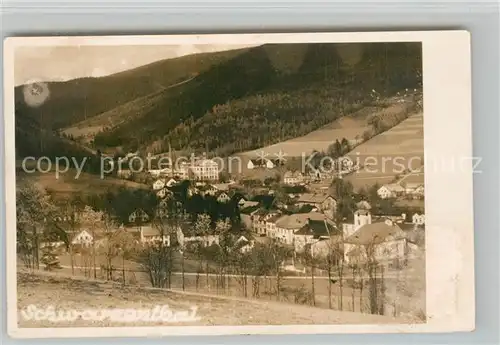 AK / Ansichtskarte Schwarzenthal_Cerny_Dul Panorama Schwarzenthal_Cerny_Dul