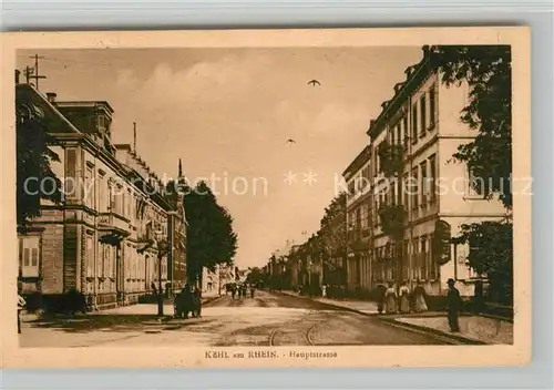 AK / Ansichtskarte Kehl_Rhein Hauptstrasse Kehl_Rhein