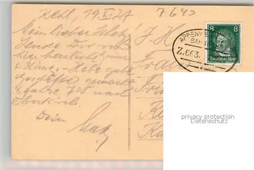 AK / Ansichtskarte Kehl_Rhein Hauptstrasse Kehl_Rhein