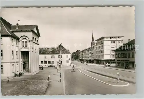 AK / Ansichtskarte Kehl_Rhein Rathausplatz Kehl_Rhein