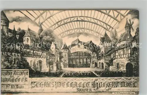 AK / Ansichtskarte Singen_Hohentwiel Schauspielhalle Kuenstlerkarte Singen Hohentwiel