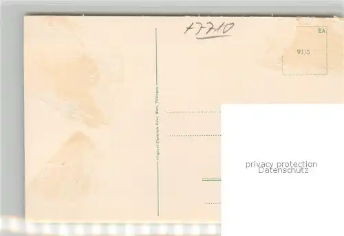 AK / Ansichtskarte Donaueschingen Stadtpanorama Zensur Stempel ausgeschieden Donaueschingen