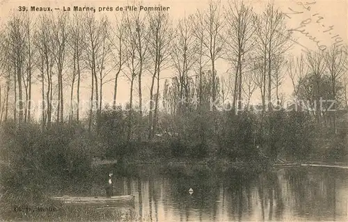 AK / Ansichtskarte Meaux_Seine_et_Marne Marne l Ile Pommier Meaux_Seine_et_Marne