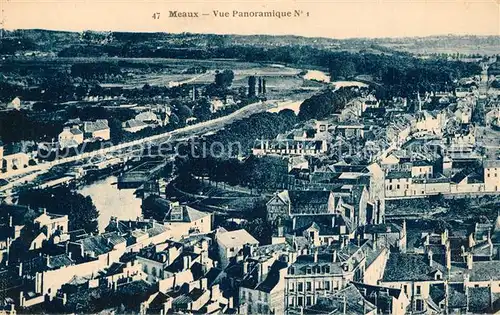 AK / Ansichtskarte Meaux_Seine_et_Marne Panorama Meaux_Seine_et_Marne