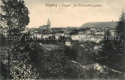 AK / Ansichtskarte Annaberg Buchholz_Erzgebirge Panorama Annaberg Buchholz
