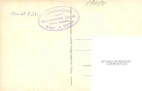 AK / Ansichtskarte Oberwiesenthal_Erzgebirge Panorama  Oberwiesenthal Erzgebirge