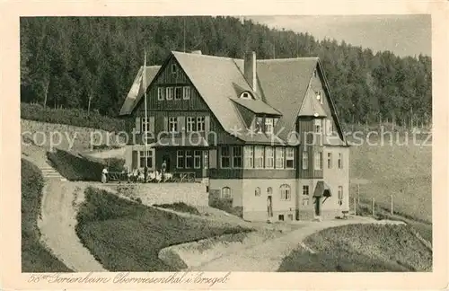 AK / Ansichtskarte Oberwiesenthal_Erzgebirge Ferienheim  Oberwiesenthal Erzgebirge