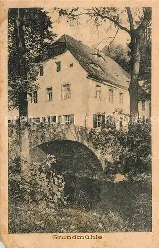 AK / Ansichtskarte Seifersdorfer_Tal Grundmuehle Seifersdorfer Tal