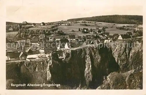 AK / Ansichtskarte Altenberg_Erzgebirge Panorama Altenberg Erzgebirge