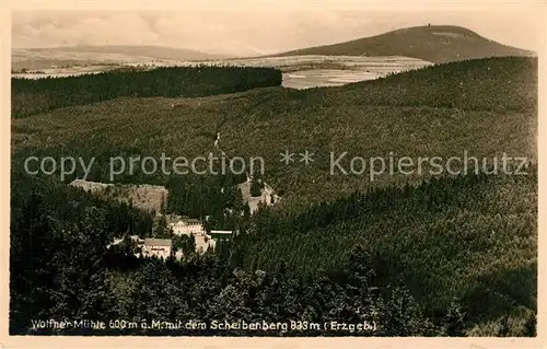AK / Ansichtskarte Scheibenberg Wolfner Muehle Scheibenberg